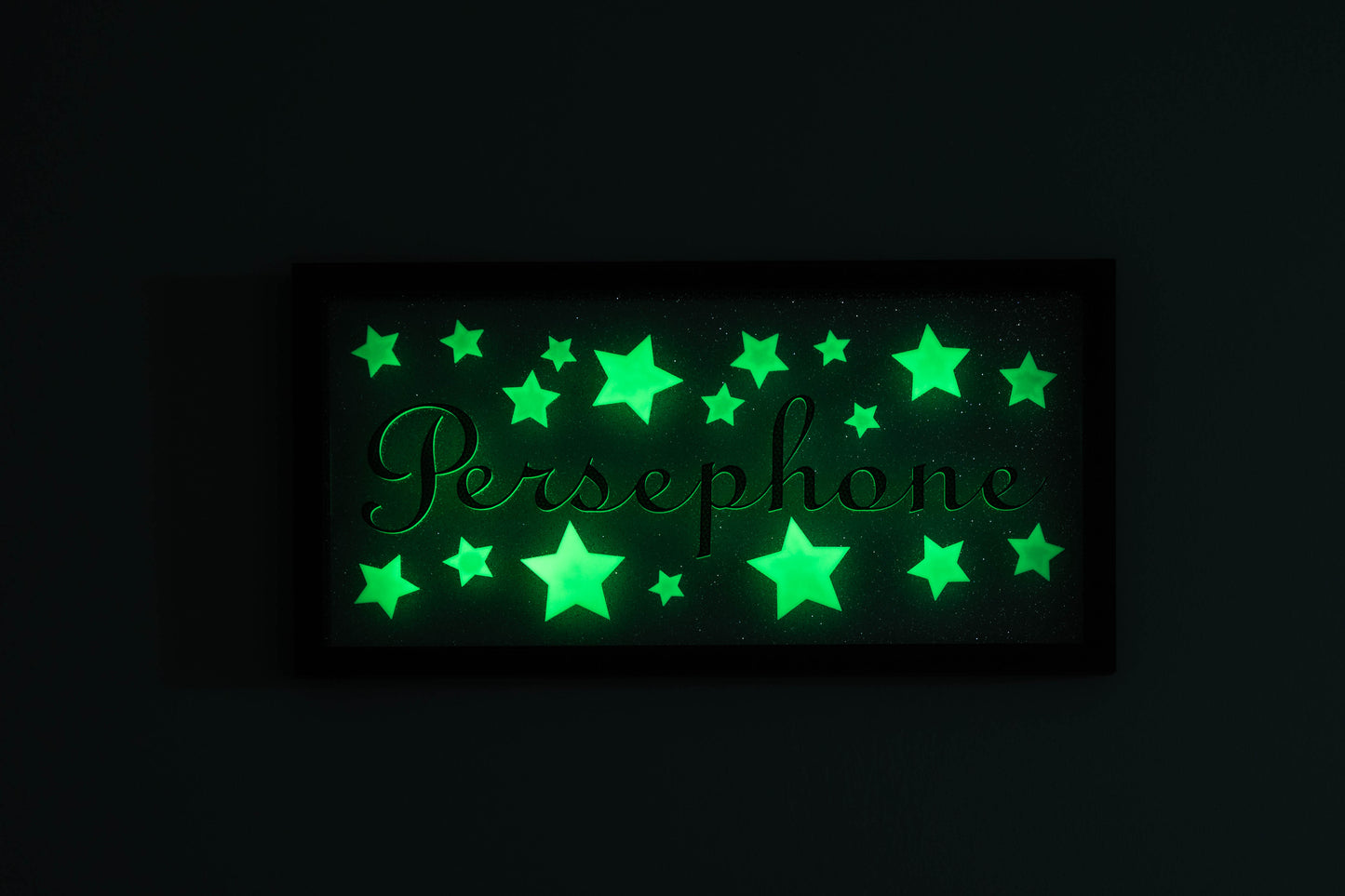Custom Small Indoor Sign - Glow in the Dark Name Decor
